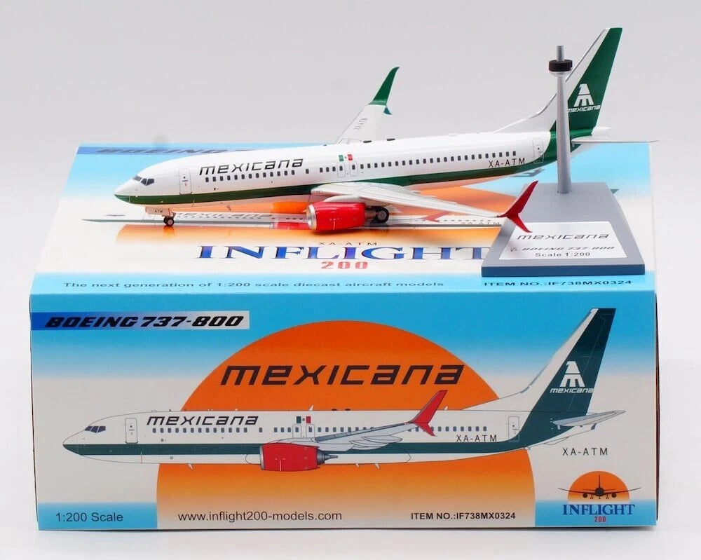 INFLIGHT 200 B737-800 MEXICANA REG: XA-ATM