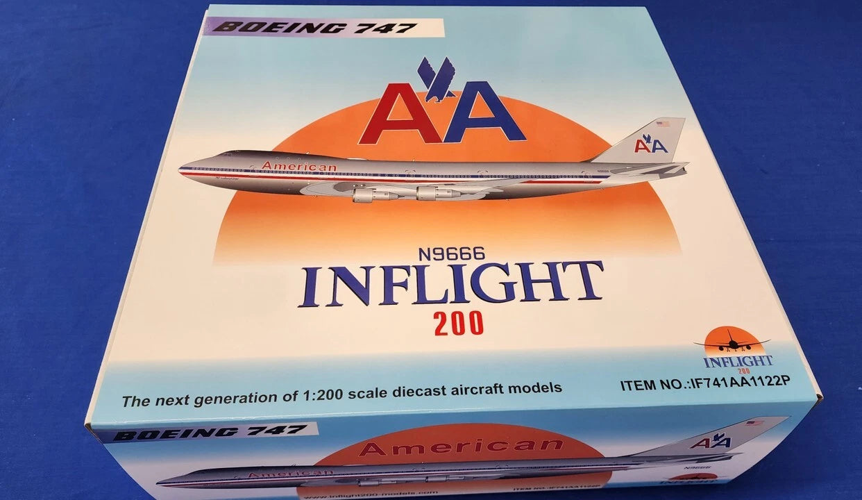 INFLIGHT 200 B747-123 AMERICAN AIRLINES REG: N9666