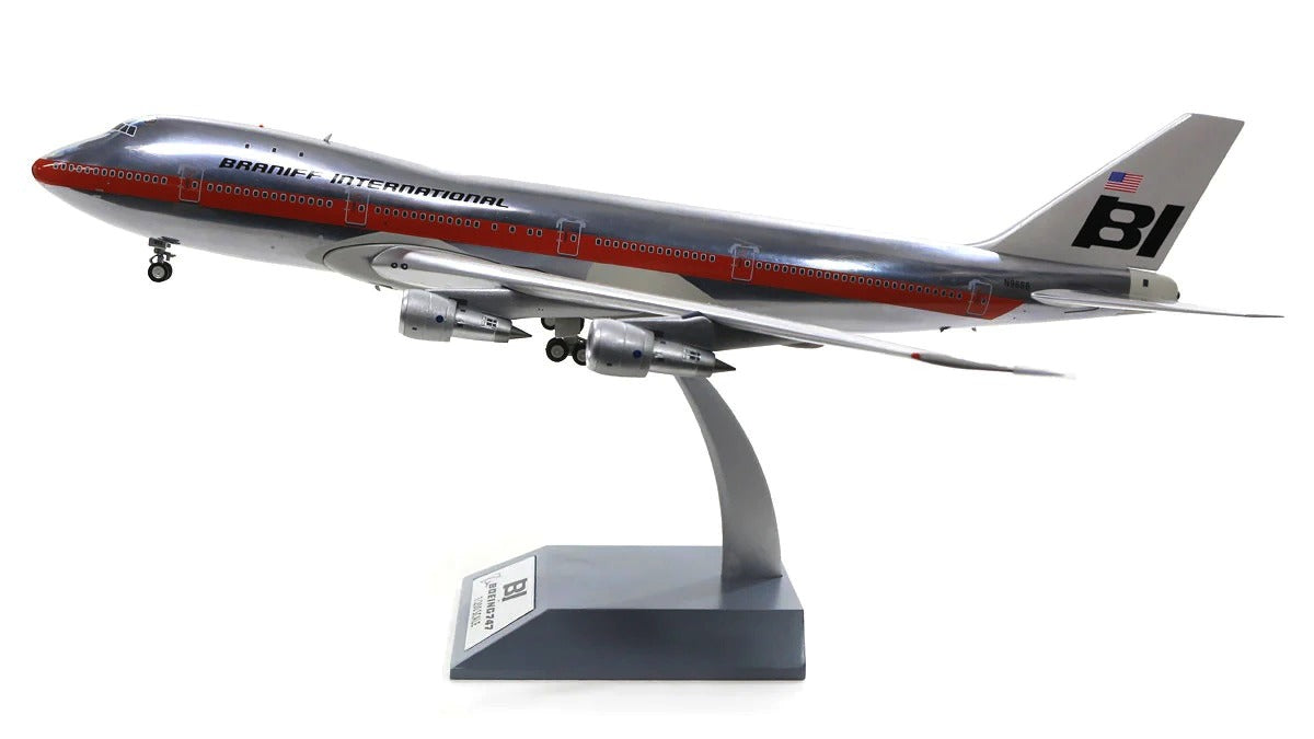 INFLIGHT 200 B747-100 BRANIFF INTERNATIONAL (POLISHED) REG: N9666