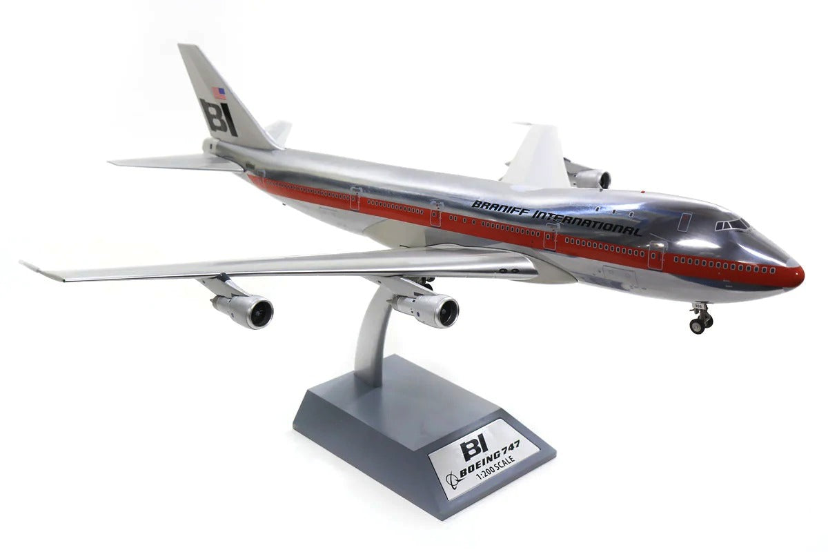 INFLIGHT 200 B747-100 BRANIFF INTERNATIONAL (POLISHED) REG: N9666