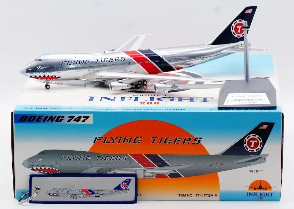 INFLIGHT 200 B747-123F FLYING TIGERS REG: N800FT