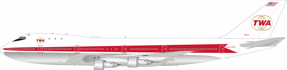 INFLIGHT 200 B747-100 TRANS WORLD AIRLINES REG: N93118