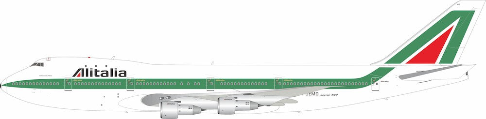 INFLIGHT 200 B747-243B ALITALIA REG: I-DEMO 43PCS