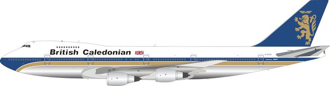INFLIGHT 200 B747 BRITISH CALEDONIAN REG: G-GLYN