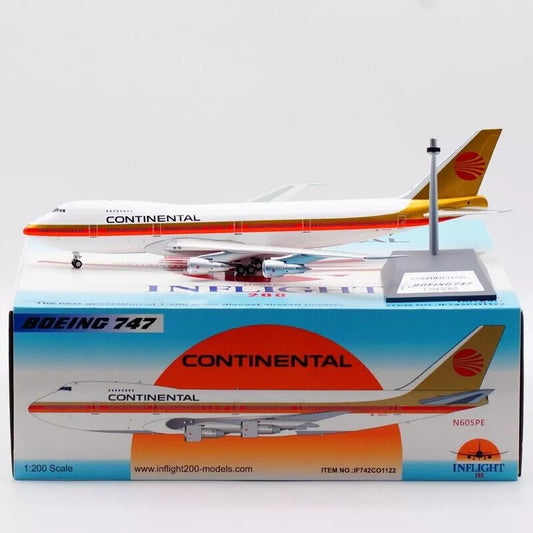 INFLIGHT 200 B747-243B CONTINENTAL AIRLINES REG: N605PE