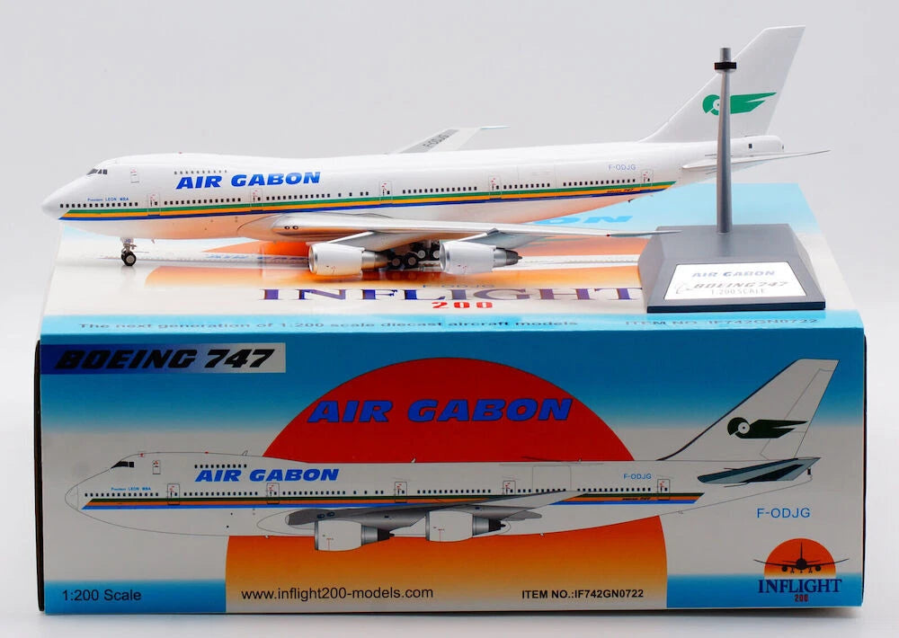INFLIGHT 200 B747-200 AIR GABON REG: F-ODJG