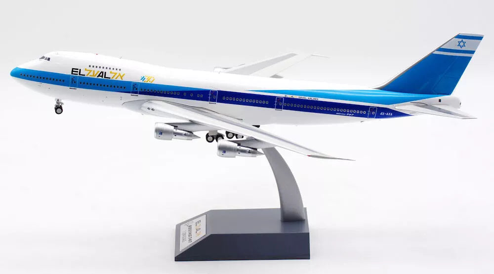 INFLIGHT 200 B747 EL AL ISRAEL AIRLINES REG: 4X-AXA WITH STAND