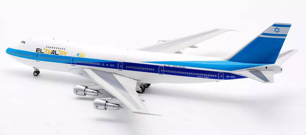 INFLIGHT 200 B747 EL AL ISRAEL AIRLINES REG: 4X-AXA WITH STAND