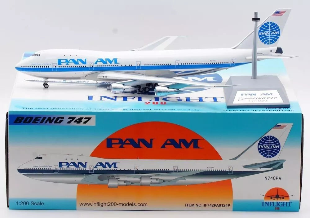 INFLIGHT 200 B747-121 PAN AM (POLISHED) REG: N748PA