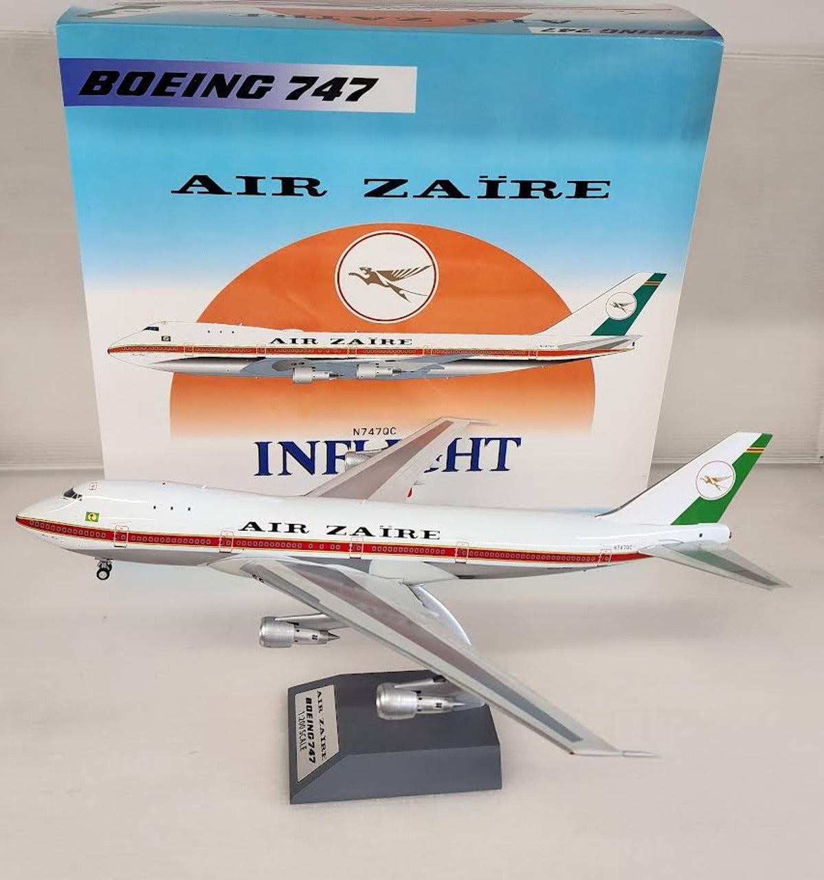 INFLIGHT 200 B747-121 AIR ZAIRE REG: N747QC