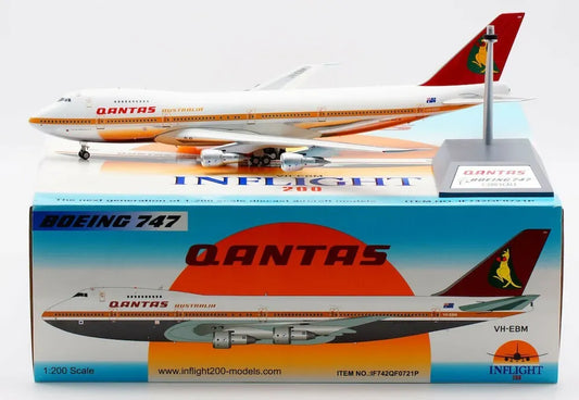 INFLIGHT 200 B747-200 QANTAS REG: VH-EBM