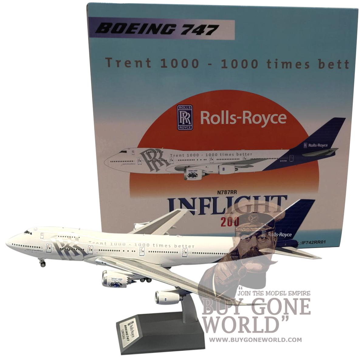 INFLIGHT 200 B747-267B ROLLS-ROYCE "TRENT 1000 - 1000 TIMES BETTER" REG: N787RR