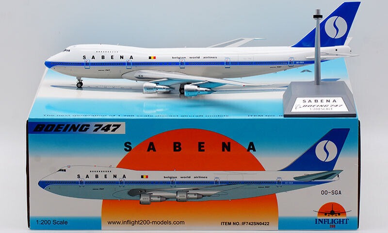 INFLIGHT 200 B747-100 SABENA REG: OO-SGA