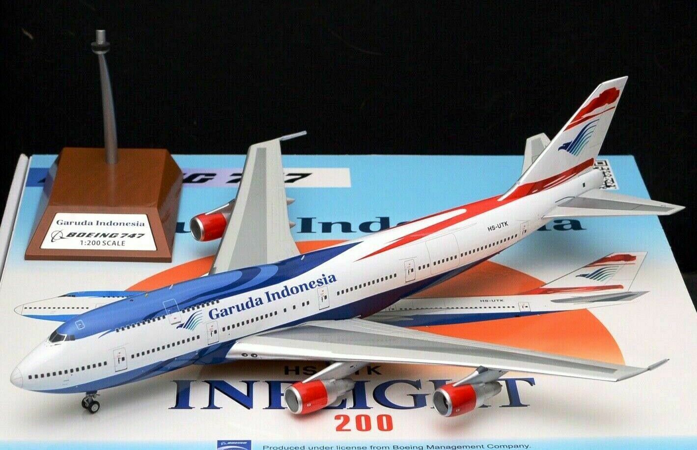 INFLIGHT 200  B747-300 GARUDA INDONESIA REG: HS-UTK