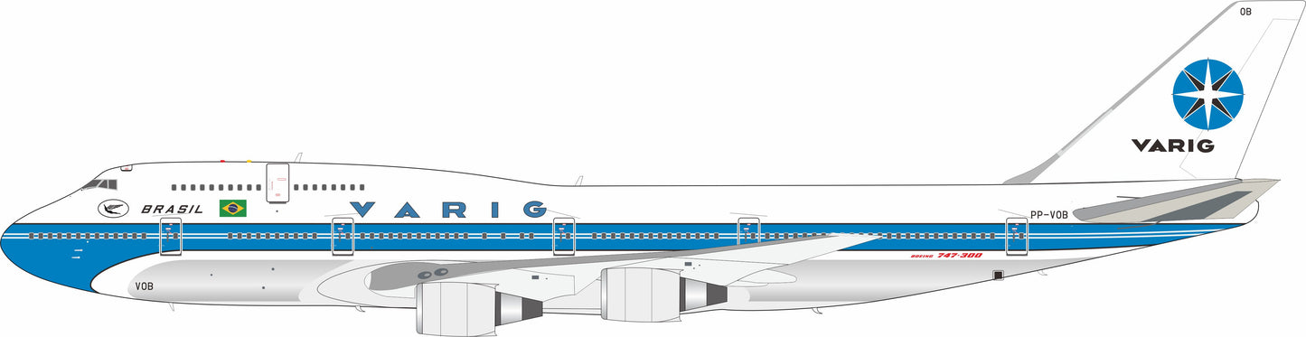 INFLIGHT 200 B747-341 VARIG REG: PP-VOB