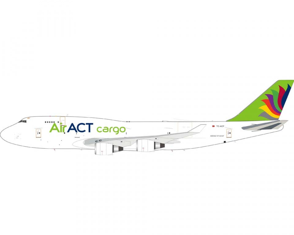 INFLIGHT 200 ACT AIRLINES B747-481(BDSF) REG: TC-ACF
