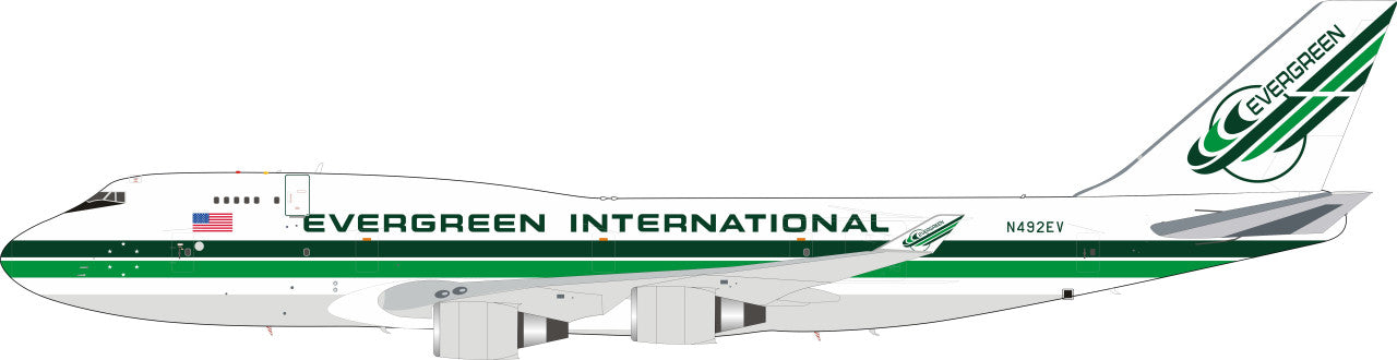 INFLIGHT 200 EVERGREEN INTERNATIONAL AIRLINES B747 REG: N492EV