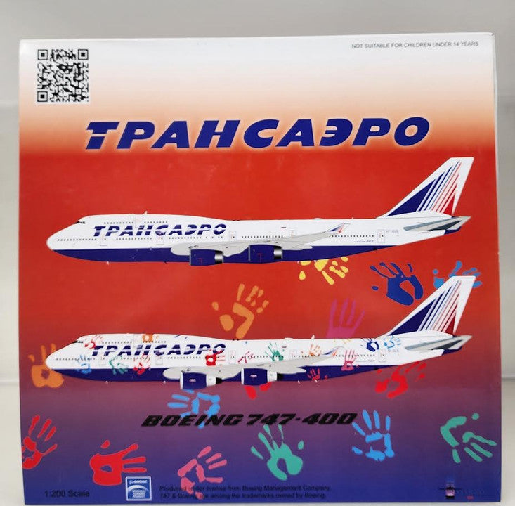 INFLIGHT 200 TRANSAERO AIRLINES B747-412 REG: EI-XLK