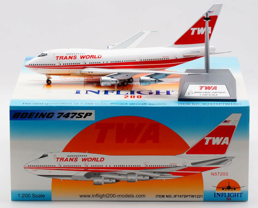 INFLIGHT 200 B747SP-31 TWA REG: N57203