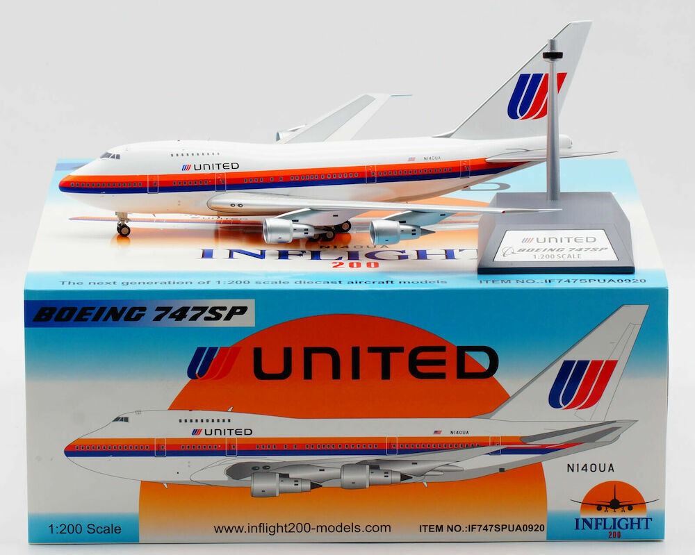 INFLIGHT 200 UNITED AIRLINES B747SP-21 REG: N140UA