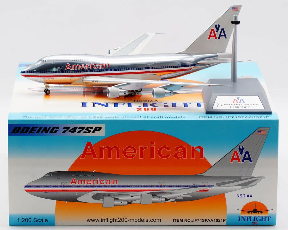 INFLIGHT 200 B747SP-31 AMERICAN AIRLINES (POLISHED) REG: N601AA
