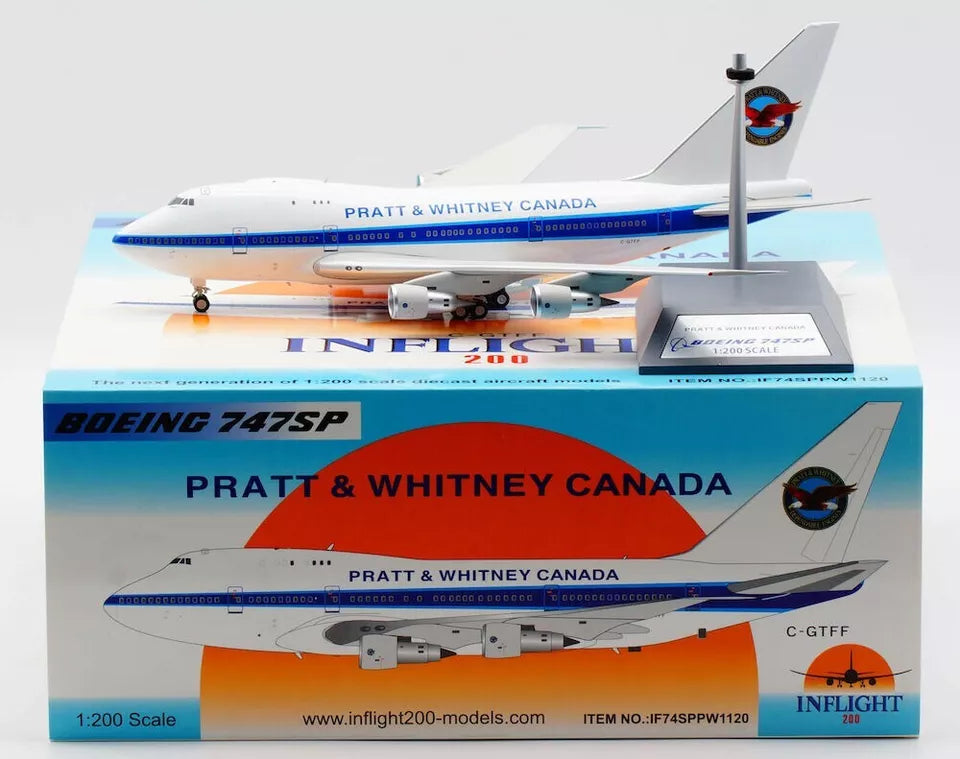 INFLIGHT 200 B747SP-B5 PRATT AND WHITNEY CANADA REG: C-GTFF