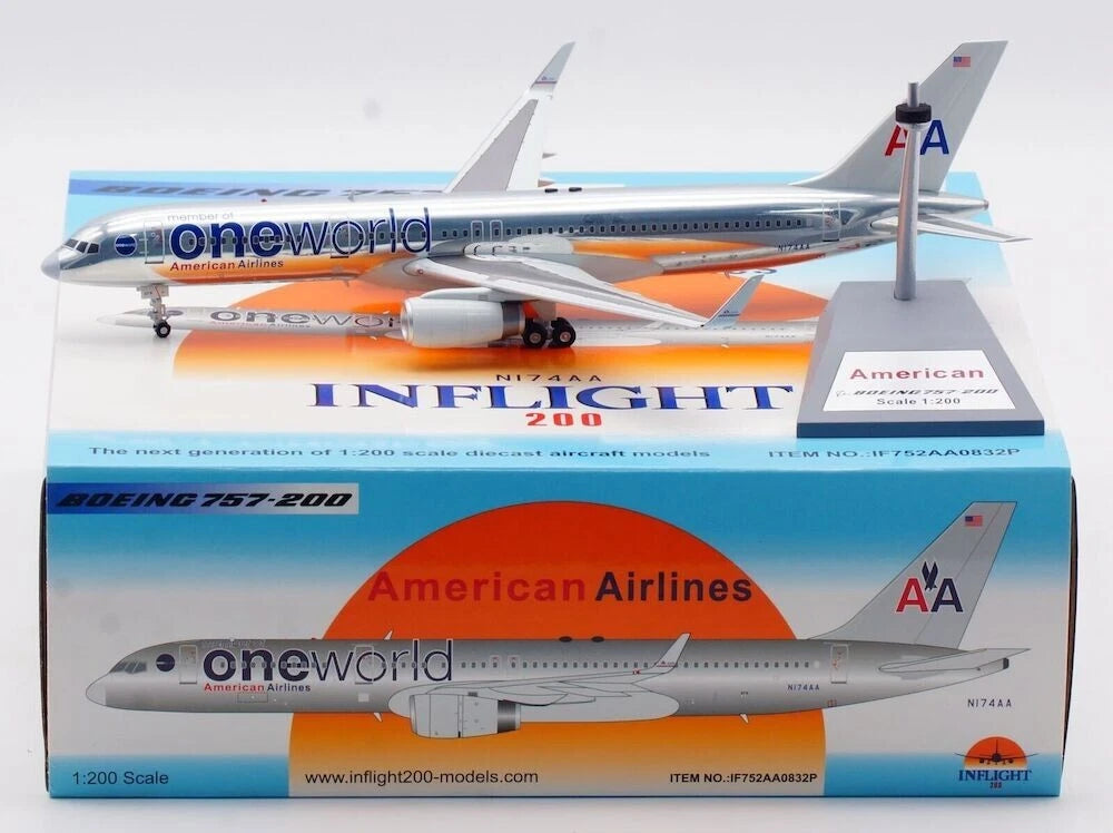 INFLIGHT 200 B757-223 ONEWORLD (AMERICAN AIRLINES) REG: N174AA