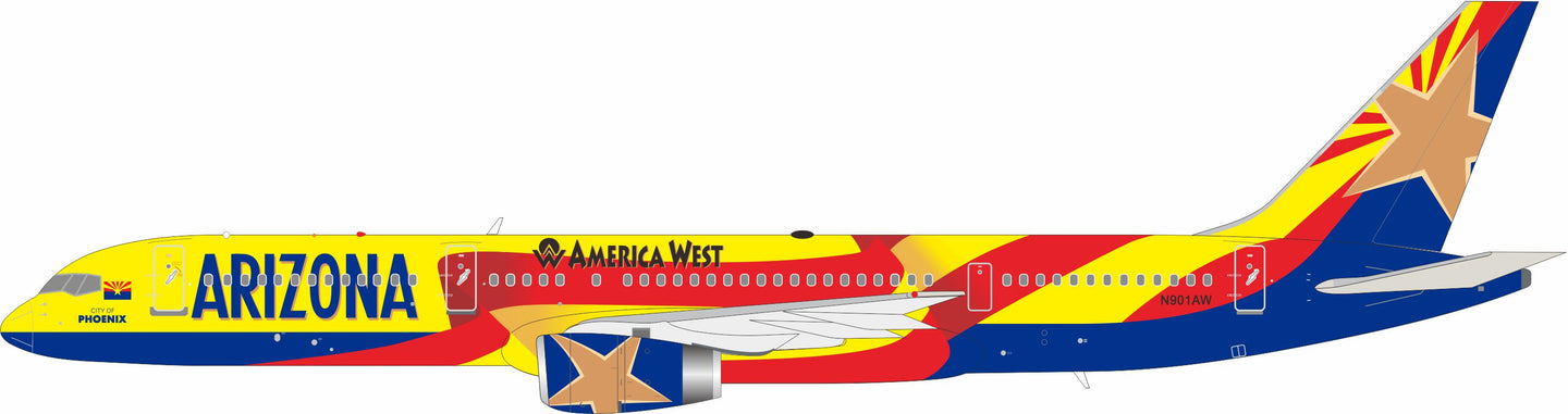 INFLIGHT 200 B757-200 AMERICA WEST AIRLINES REG: N901AW
