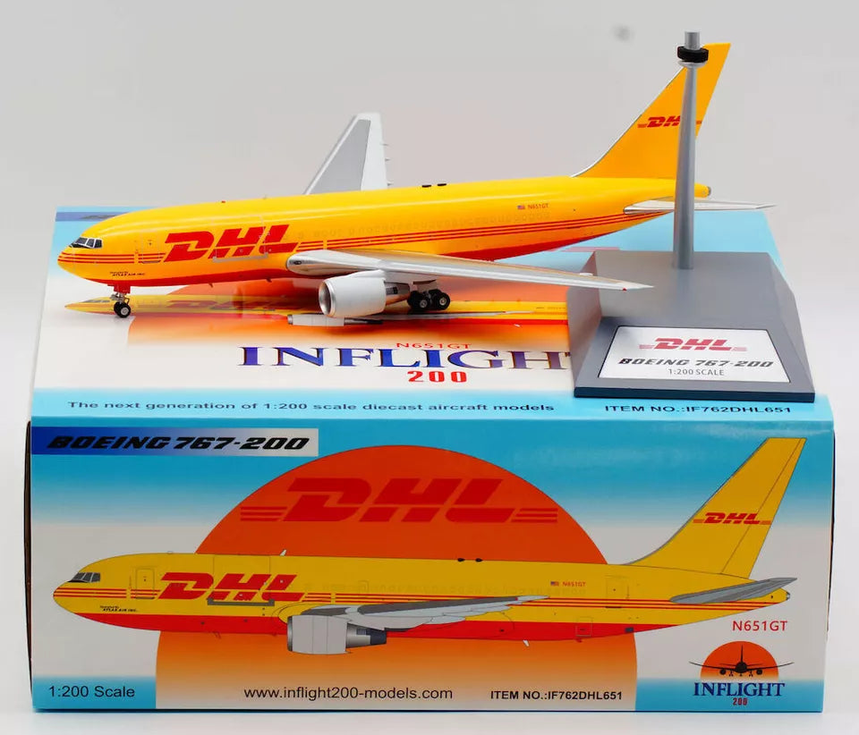 INFLIGHT 200 B767-200 DHL REG: N651GT