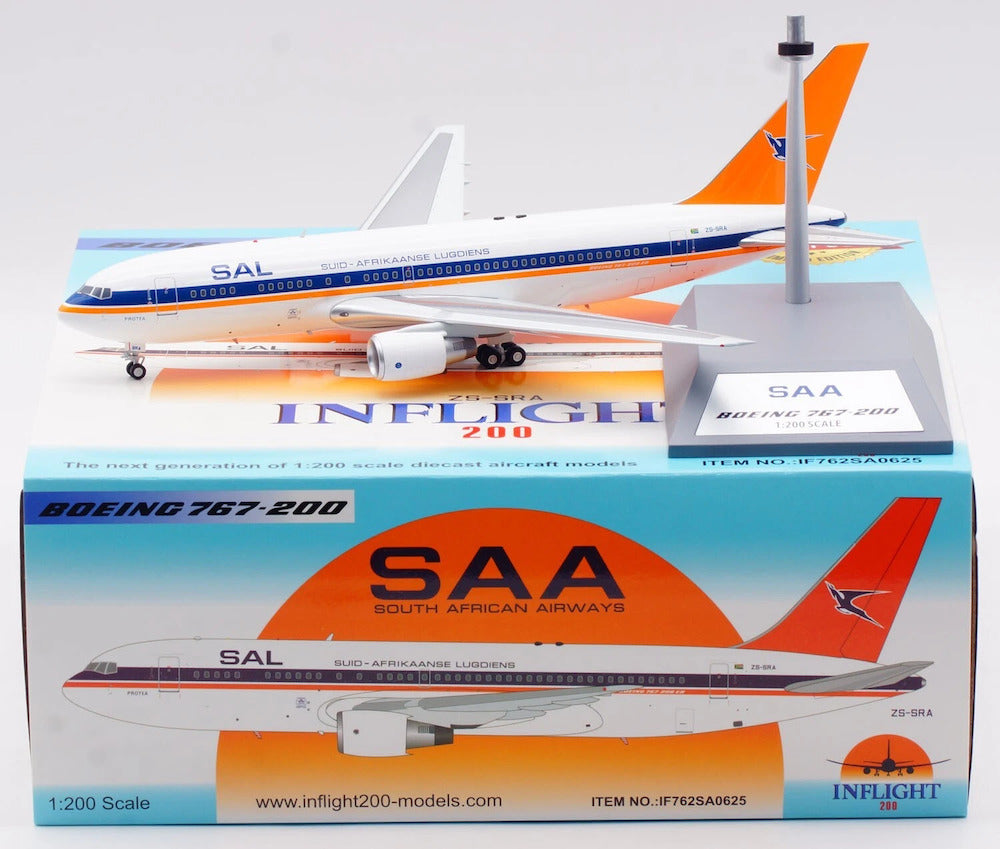 INFLIGHT 200 B767-2B1/ER SOUTH AFRICAN AIRWAYS REG: ZS-SRA
