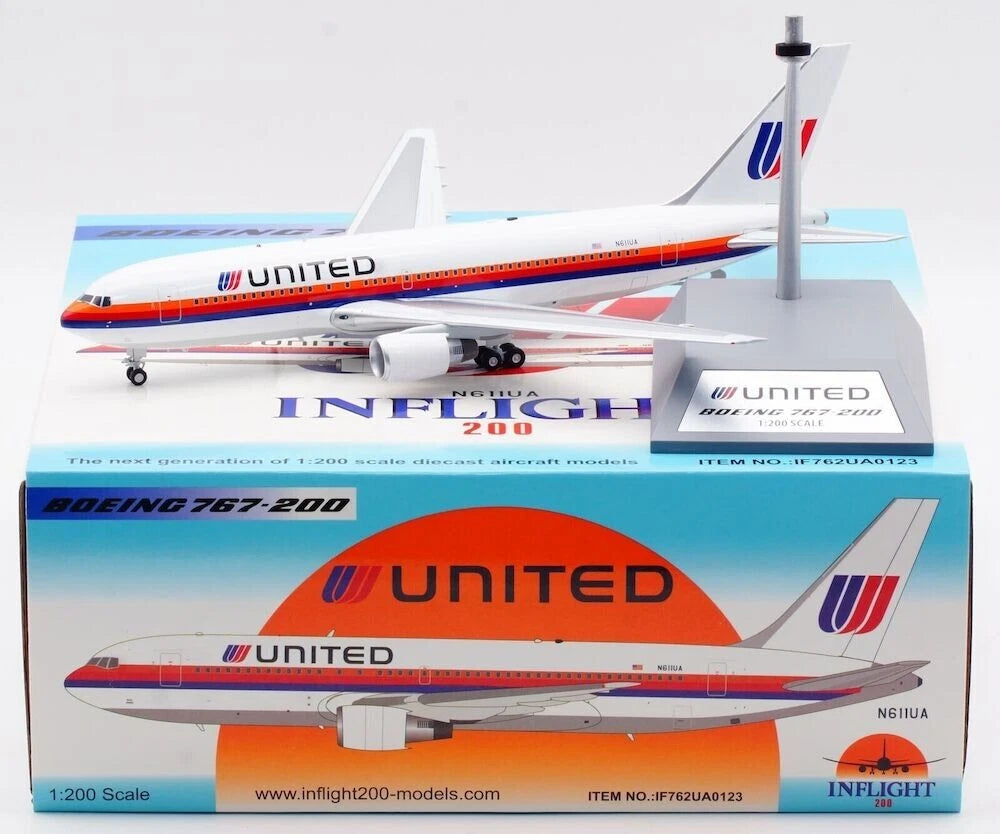 INFLIGHT 200 B767-200 UNITED SAUL BASS REG: N611UA