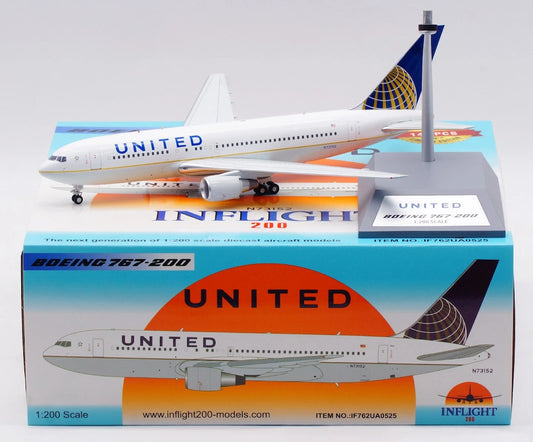INFLIGHT 200 B767-224/ER UNITED AIRLINES REG: N73152