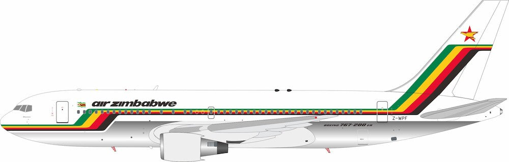 INFLIGHT 200 B767-2N0/ER AIR ZIMBABWE (POLISHED) REG: Z-WPF