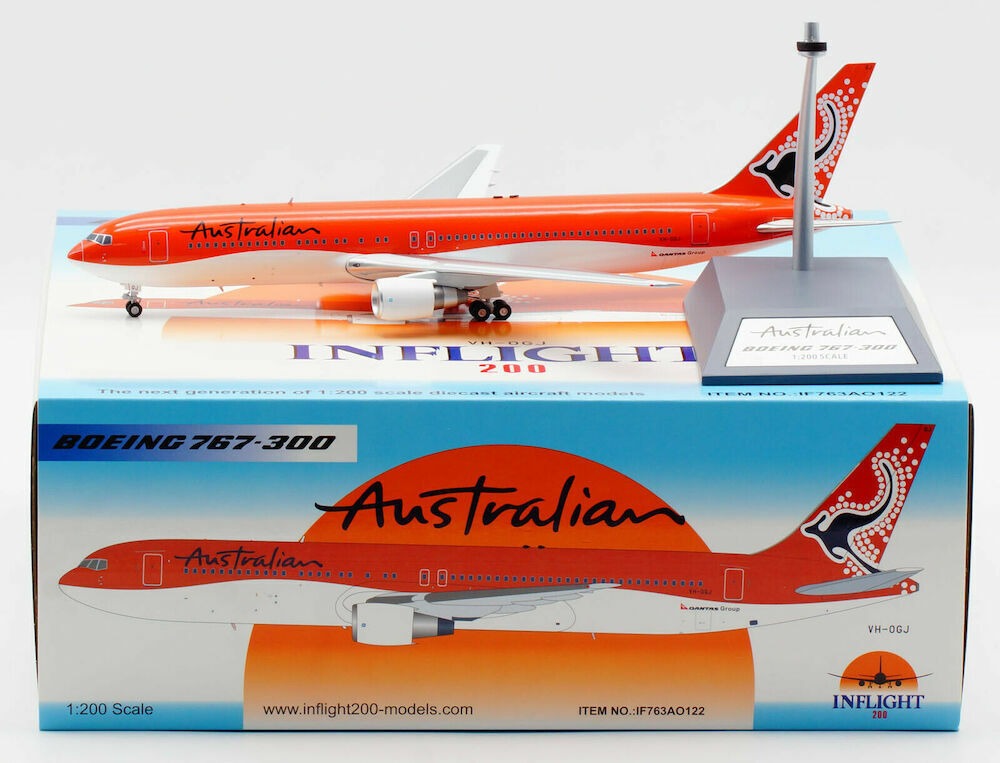 INFLIGHT 200 B767-300 AUSTRALIAN AIRLINES REG: VH-OGJ