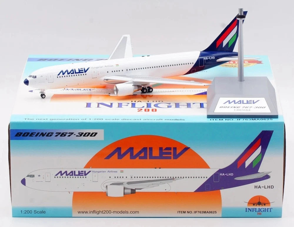 INFLIGHT 200 B767-3P6/ER MALEV - HUNGARIAN AIRLINES REG: HA-LHD