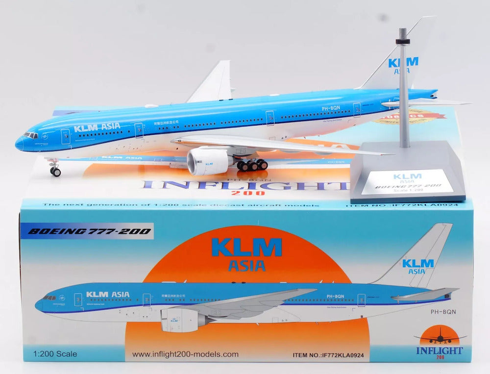 INFLIGHT 200 B777-206/ER KLM ASIA REG: PH-BQN