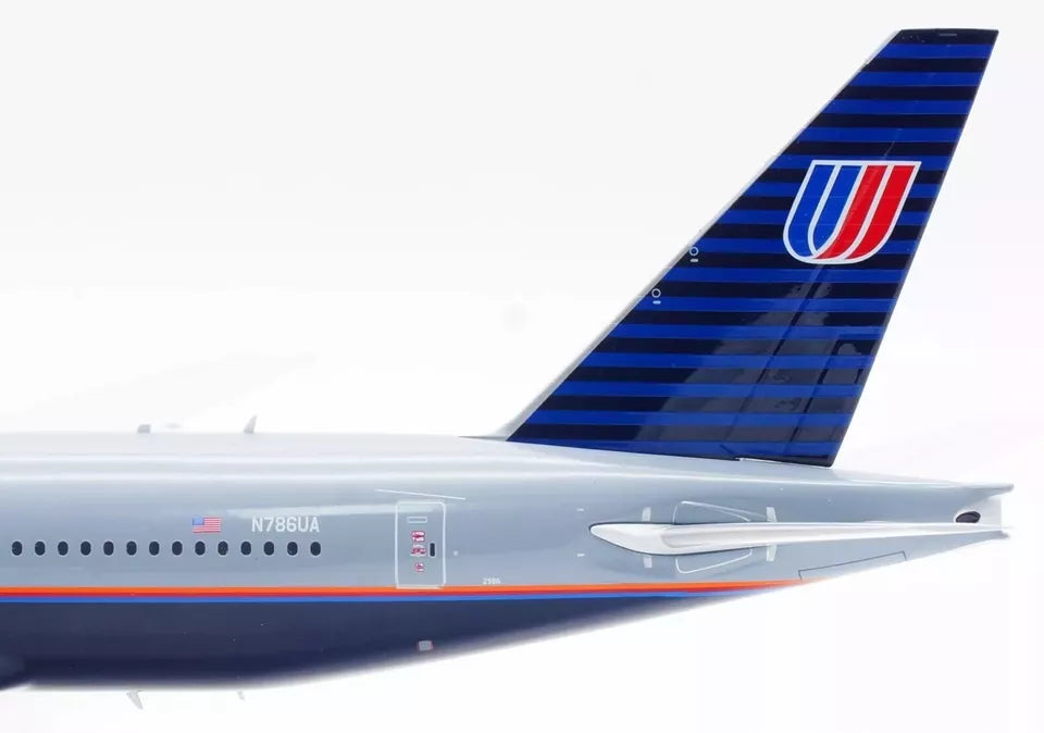 INFLIGHT 200 B777-200 UNITED GREY TOP REG: N786UA