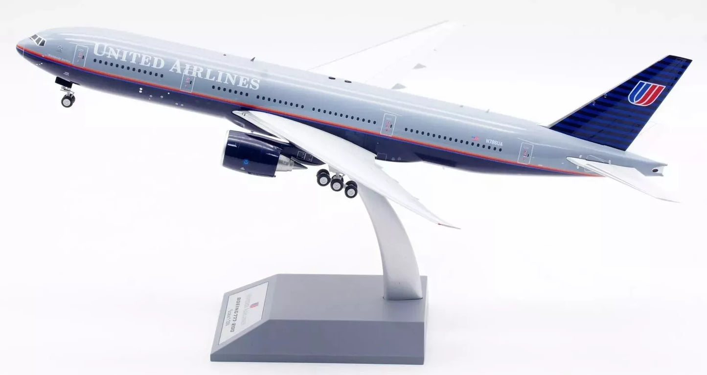INFLIGHT 200 B777-200 UNITED GREY TOP REG: N786UA
