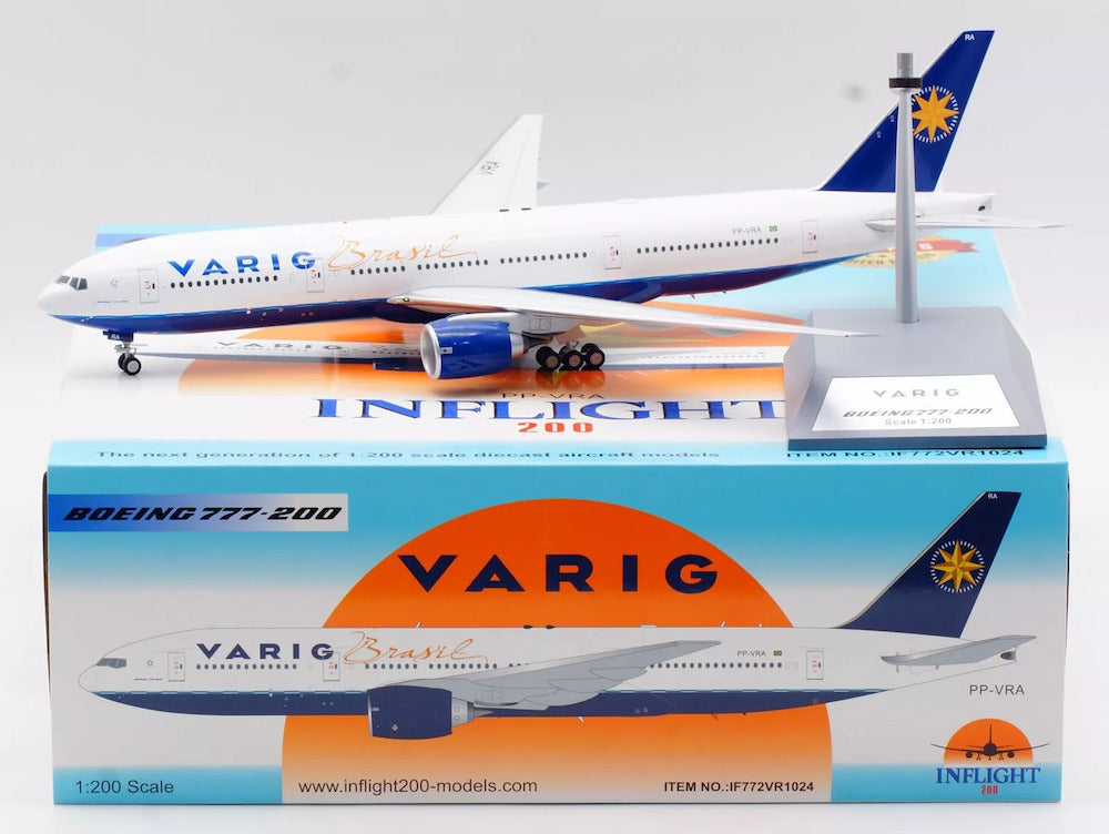 INFLIGHT 200 B777-2Q8/ER VARIG REG: PP-VRA