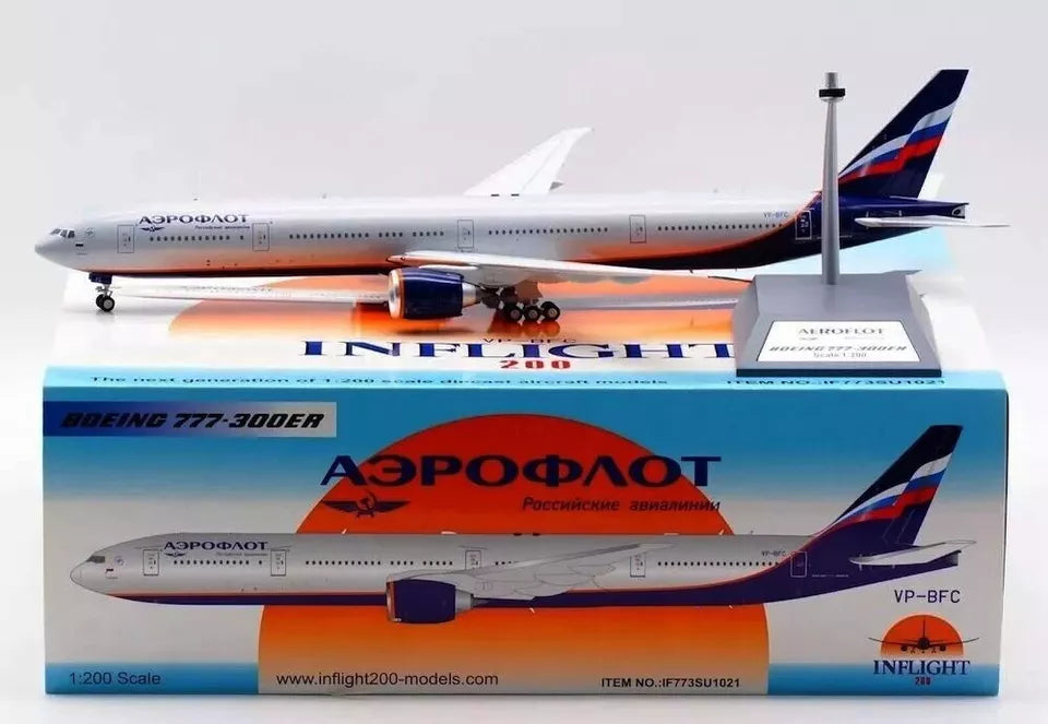 INFLIGHT 200 B777 AEROFLOT REG: VP-BFC
