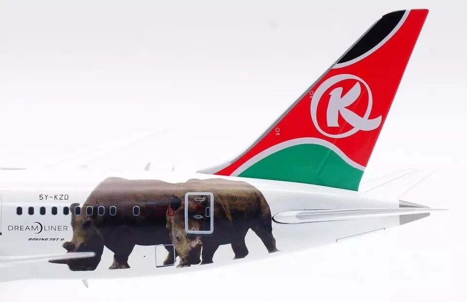 INFLIGHT 200 B787-8 DREAMLINER KENYA AIRWAYS "COME LIVE THE MAGIC" REG: 5Y-KZD
