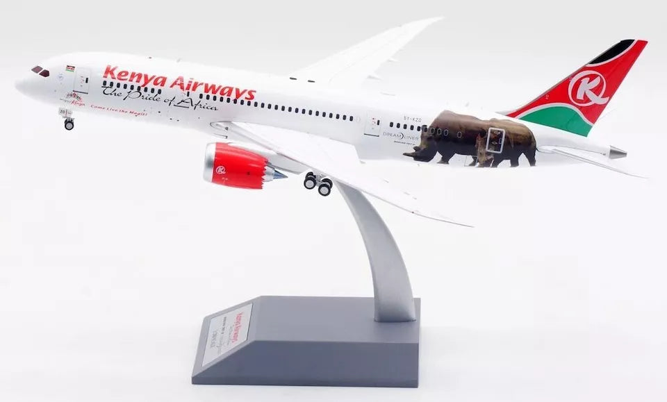 INFLIGHT 200 B787-8 DREAMLINER KENYA AIRWAYS "COME LIVE THE MAGIC" REG: 5Y-KZD