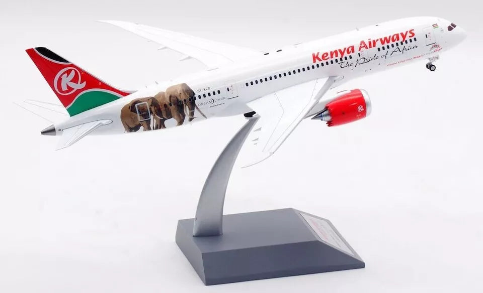 INFLIGHT 200 B787-8 DREAMLINER KENYA AIRWAYS "COME LIVE THE MAGIC" REG: 5Y-KZD