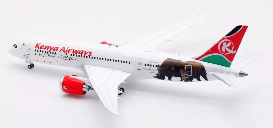 INFLIGHT 200 B787-8 DREAMLINER KENYA AIRWAYS "COME LIVE THE MAGIC" REG: 5Y-KZD