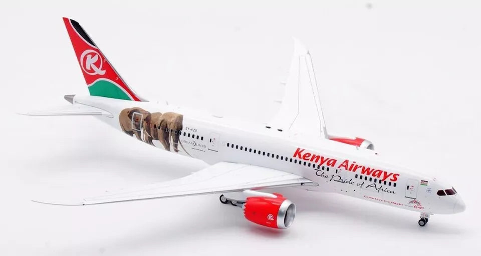 INFLIGHT 200 B787-8 DREAMLINER KENYA AIRWAYS "COME LIVE THE MAGIC" REG: 5Y-KZD