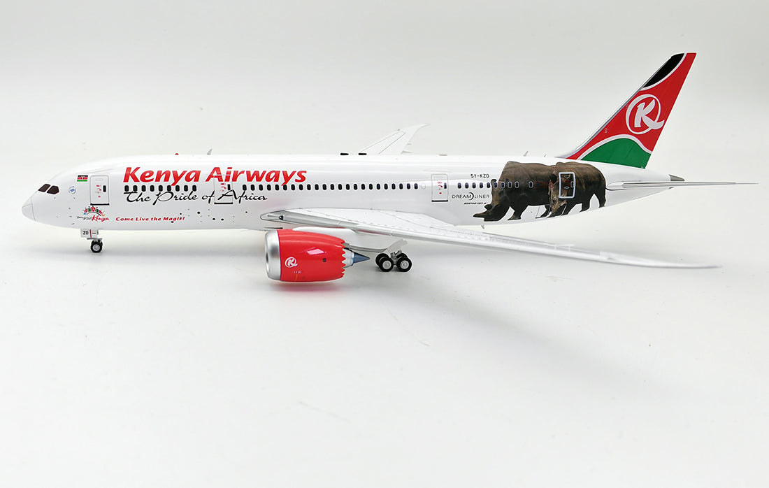 INFLIGHT 200 B787-8 DREAMLINER KENYA AIRWAYS "COME LIVE THE MAGIC" REG: 5Y-KZD