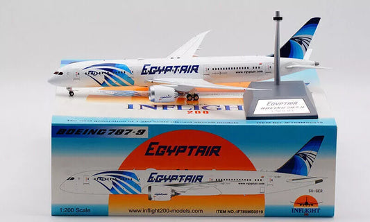 INFLIGHT 200 B787 EGYPTAIR REG: SU-GER WITH STAND