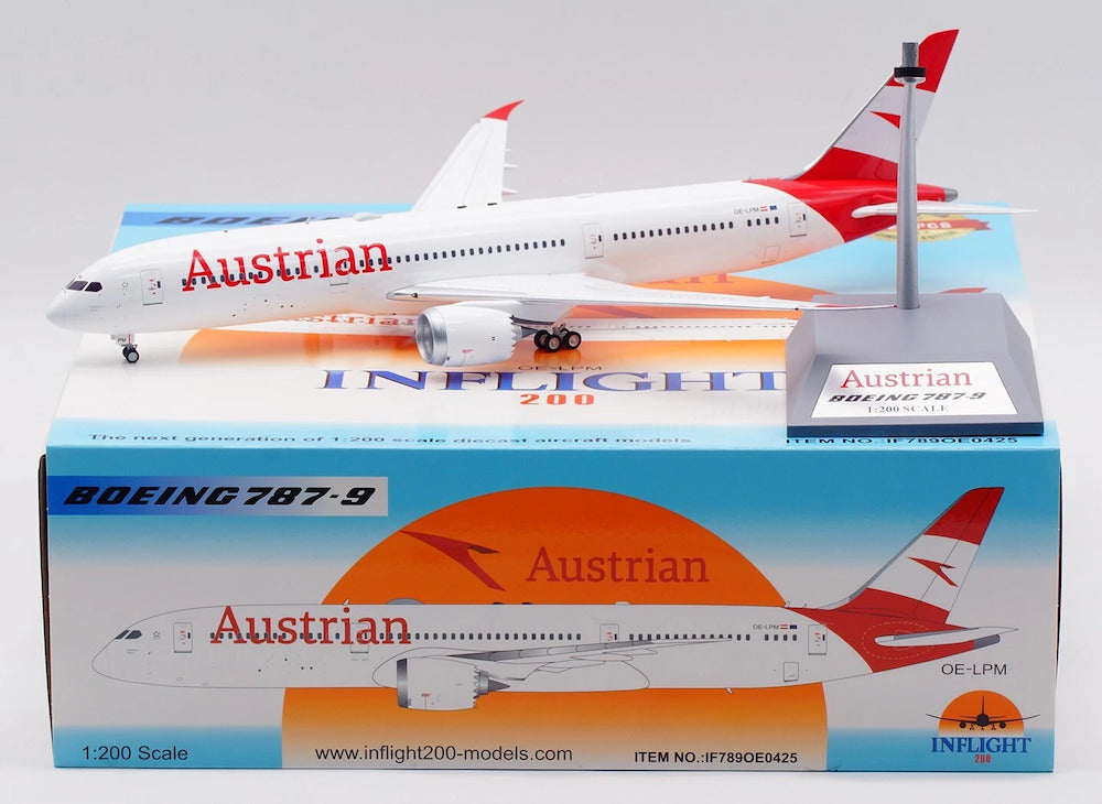 INFLIGHT 200 B787-9 DREAMLINER AUSTRIAN AIRLINES REG: OE-LPM