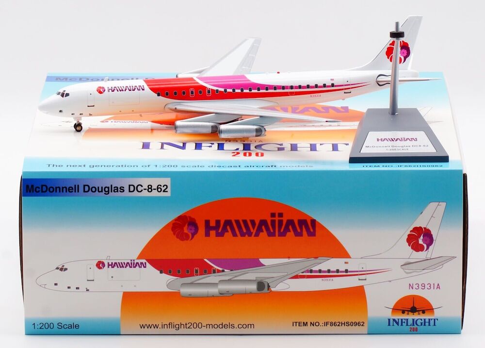INFLIGHT 200 DC-8-62H/CF HAWAIIAN AIR REG: N3931A