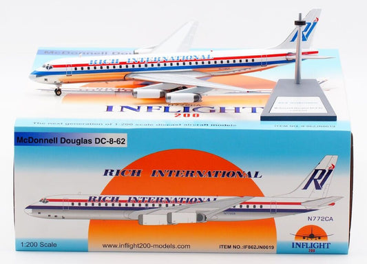 INFLIGHT 200 DC-8-62 RICH INTERNATIONAL AIRWAYS REG: N772CA